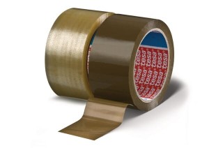 Taśma pakowa PP, brązowa, 66 m x 50 mm, TesaPACK® T042800004000