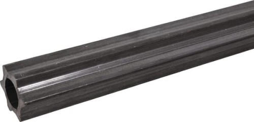 Rura profilowana wewnętrzna gwiazda L25 Ø wew. 42.4 Ø zew. 51x37x4.3 mm L=1 m gopart PTO9L25IPT1000GP - Intertraktor