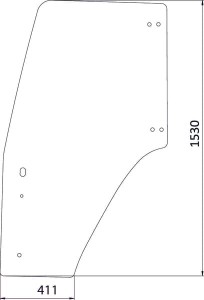Szyba drzwi 82036001KR