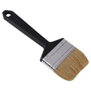Flat brush single use, white pigshair size 70 CP2320570