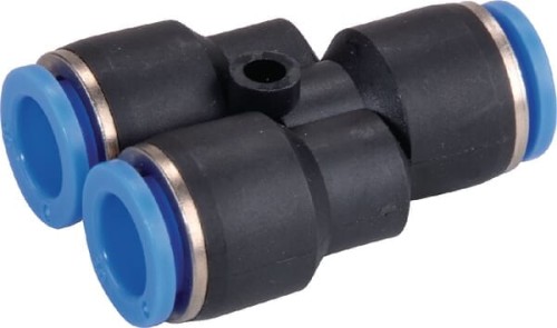 Trójnik wtykowy Y, 4 mm Kramp YC4P - Intertraktor