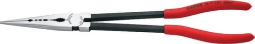 Szczypce płaskie montażowe, proste 280 mm TA2871280 - Intertraktor