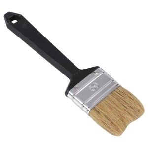 Flat brush single use, white pigshair size 50 CP2320550