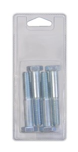 Śruba pół gwint M12x70 mm kl.8.8 ocynk 4 szt. KR9311270P004