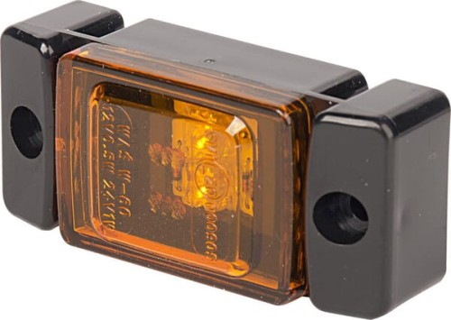 Lampa obrysowa LED, prostokątna, 12/24V pomarańczowa, przykręcana Waś 1400690840 - Intertraktor