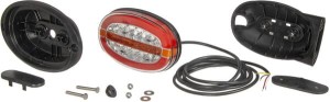 Lampa tylna zespolona LED, lewa/prawa, owalna 12/24V Kramp LA40068