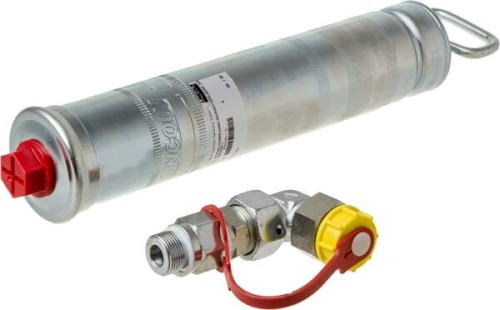 Smarownica do napełniania smarem, kolano 90° + przedłużenie 638375611 - Intertraktor