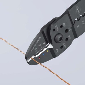 Szczypce do zagniatania końcówek konektorowych Knipex 240 mm TA9732240