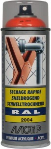 Lakier akrylowy w sprayu, RAL 2004 pomarańczowy 400 ml 07007