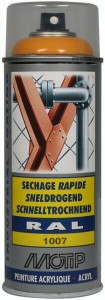 Lakier akrylowy w sprayu, RAL 1007 żółty-narcyzowy 400 ml 07076
