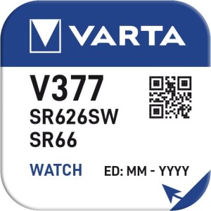 Bateria srebrowa pastylkowa V377/SR66 1.55V Varta VT00377