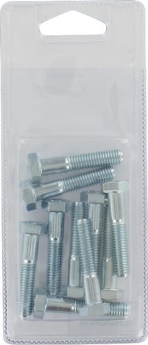 Śruba pół gwint M8x40 mm kl.8.8 ocynk 10 szt. KR931840P010 - Intertraktor