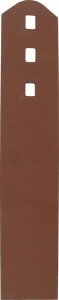 Redliczka 440x80x8 mm płaska, 3-otw. pasująca do Köckerling Kramp 905238KR
