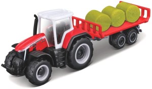 Ciągnik Massey Ferguson 8S.265 z przyczepą do bel MA15590MB