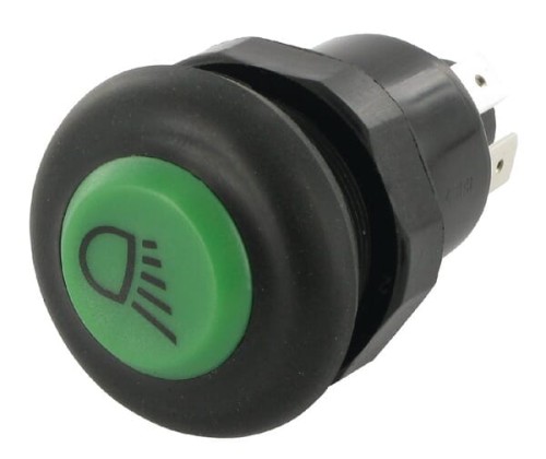 Przełącznik przyciskowy, lamp roboczych, okrągły, zielony 11110210PN - Intertraktor