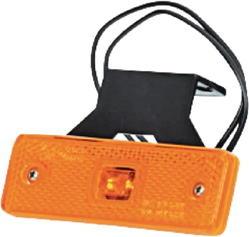 Lampa obrysowa LED, prostokątna, 12/24V z przewodem i uchwytem Kramp LA30134 - Intertraktor