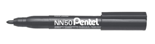 Marker NN50 Pentel, czerwony 004658 - Intertraktor