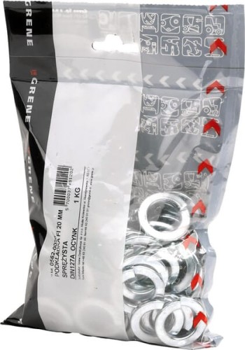 Podkładka sprężysta blokująca M20x30.7x4 mm, stal ocynk DIN127a Kramp 05620020 - Intertraktor