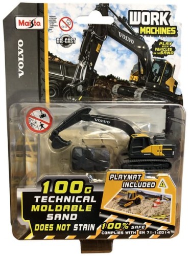 Koparka podsiębierna Volvo EC220E ze 100g piasku i akcesoriami MA18996 - Intertraktor