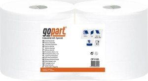 Ręcznik papierowy, biały w rolce, 28 cm x 1000 m, 1 warstwowy, gopart CP11103