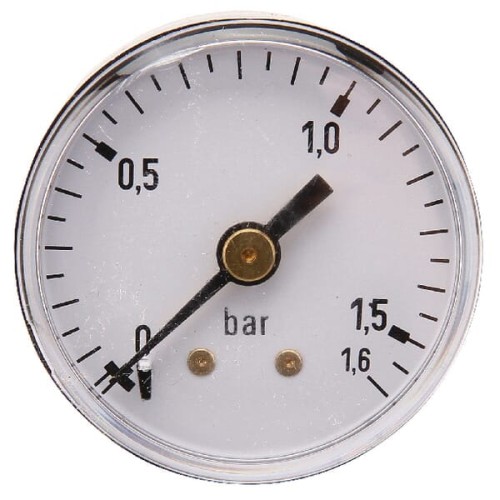 Manometr ø40 mm 0–1,6 bar przyłącze tylne 1/8" MA40016B02ST - Intertraktor
