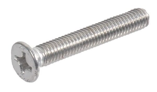 Wkręt z łbem stożkowym płaskim z nacięciem krzyżowym A2 Kramp, M8 x 20 mm 965820RVS - Intertraktor