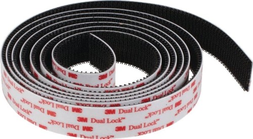 Taśma z rzepem Dual Lock™ SJ356B przezroczysta 2.5 m x 25 mm 3M 7100123340 - Intertraktor