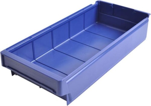 Pojemnik warsztatowy 230x500x100 mm niebieski, polipropylen Perstorp WE500230100 - Intertraktor