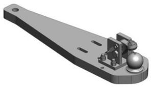 Płyta nośna zaczepu K80® Case Puma 165-230 / NH-T7000 / Steyr CVT 6165-6230 009605972A02