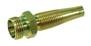 Końcówka gwintowana DN10 R gwint zewnętrzny M18x1.5 12L stożek 24°/60° R1012