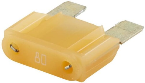 Bezpiecznik płaski Maxi, 80AL=34.1 mm biały op. 10 szt. Hella 8JS728595191 - Intertraktor