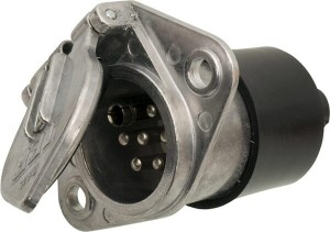 Gniazdo 7-biegunowe Euro, metalowe 1420280000