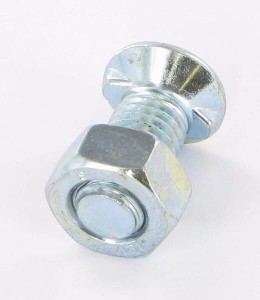 Śruba płużna 2-noskowa z łbem owalnym M12x30 mm Naud 051814