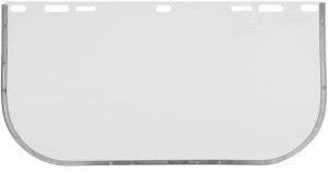 Osłona twarzy z poliwęglanu z ramką aluminiową 8"x15.5"x1.0 mm KH110006