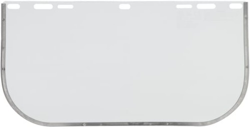 Osłona twarzy z poliwęglanu z ramką aluminiową 8"x15.5"x1.0 mm KH110006 - Intertraktor