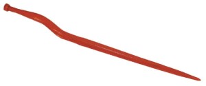 Ząb ładowacza, wygięty: 58 mm profil okrągły 36x900 mm końcówka szpiczasta z nakrętką M22x1.5 czerwony Vicon VN90001304
