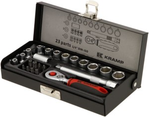 Zestaw kluczy nasadowych Mini 1/4” 23 ele. 1804922023KR