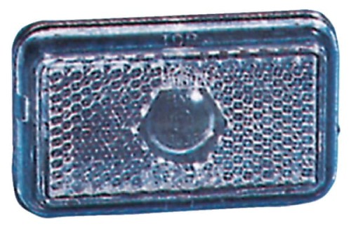 Lampa obrysowa prostokątna 12/24V biała przykręcana 74x22.5x45 mm Jokon 111001001 - Intertraktor