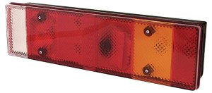 Lampa tylna zespolona, prawa, 12/24V pomarańczowa/czerwona/biała, przykręcana Waś 1400680720