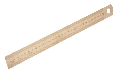 Przymiar stalowy A2 13x0.5x300 mm ME740RM300 - Intertraktor