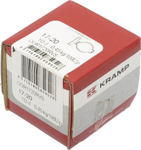 Opaska z dwoma uszami ze stali szlachetnej 17-20 mm OOR1720RVS - Intertraktor