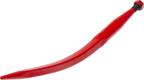 Ząb ładowacza, wygięty zamykający, profil kwadratowy 36x680 mm końcówka szpiczasta z nakrętką M20x1.5 czerwony gopart FT42GP - Intertraktor