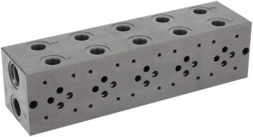 Płyta zaworu Cetop 03 - NG6, MR-35-GZC przyłącze dolne 3/8" MR35GZC - Intertraktor