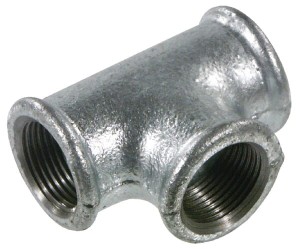 Kształtka rurowa nr 130 trójnik 3 x gwint wew. ocynk, 1/2" FG13012