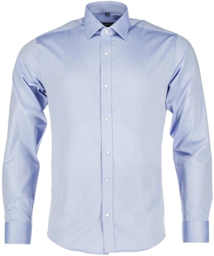 Koszula męska długi rękaw Slim Fit Business, niebieska XL KW407010238044 - Intertraktor