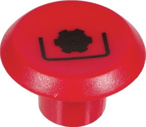 Symbol przełącznika, wału WOM, okrągły, czerwony 11356330PN