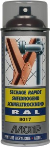 Lakier akrylowy w sprayu, RAL 8017 brązowy 400 ml 07110ND