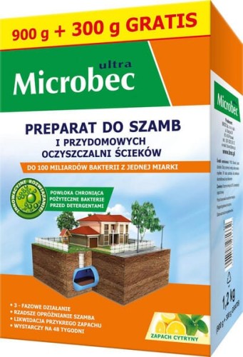 Microbec ULTRA preparat do szamb, 900g + 300g gratis 15941849 - Intertraktor