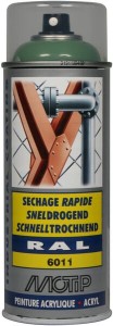 Lakier akrylowy w sprayu, RAL 6011 seledynowy 400 ml 07124