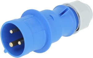 Wtyczka przenośna CEE 32A 3P 230V IP44 B021013